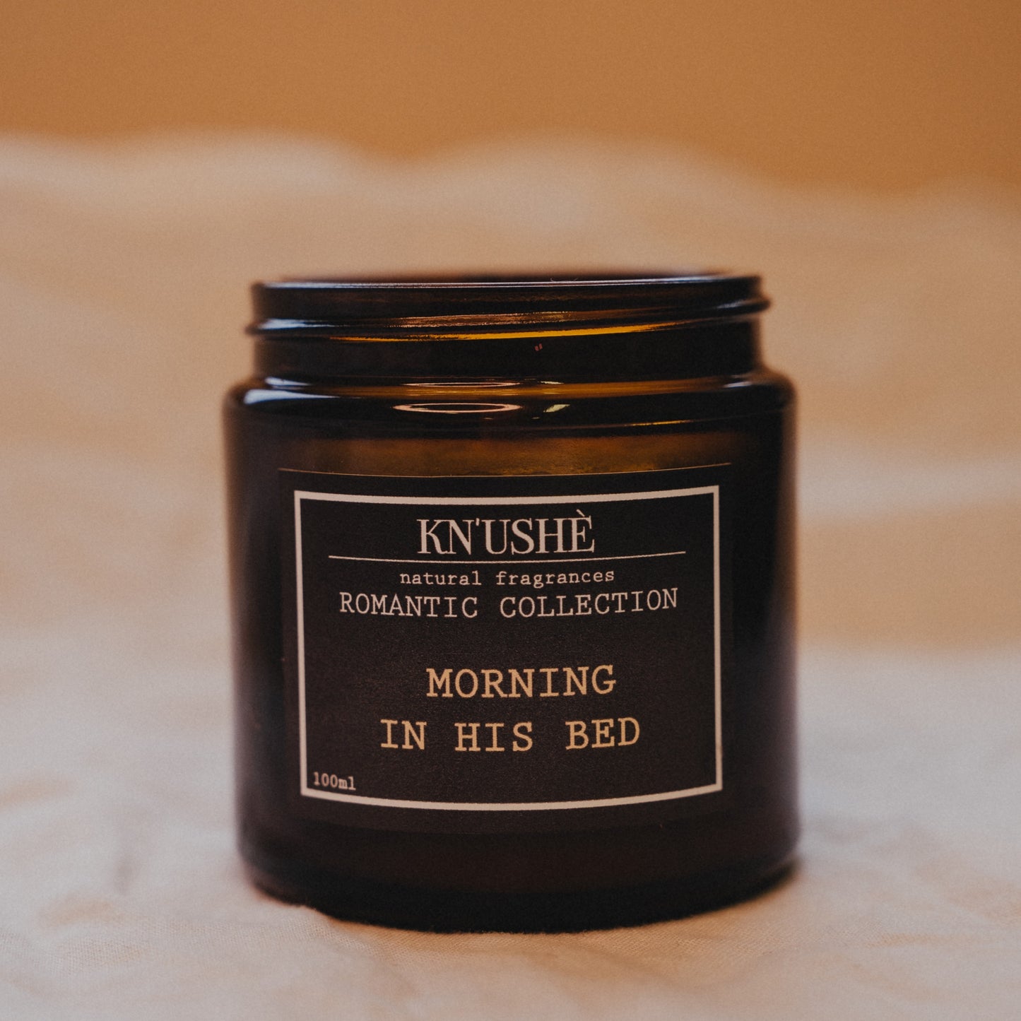Soy wax candle MORNING IN HIS BAD