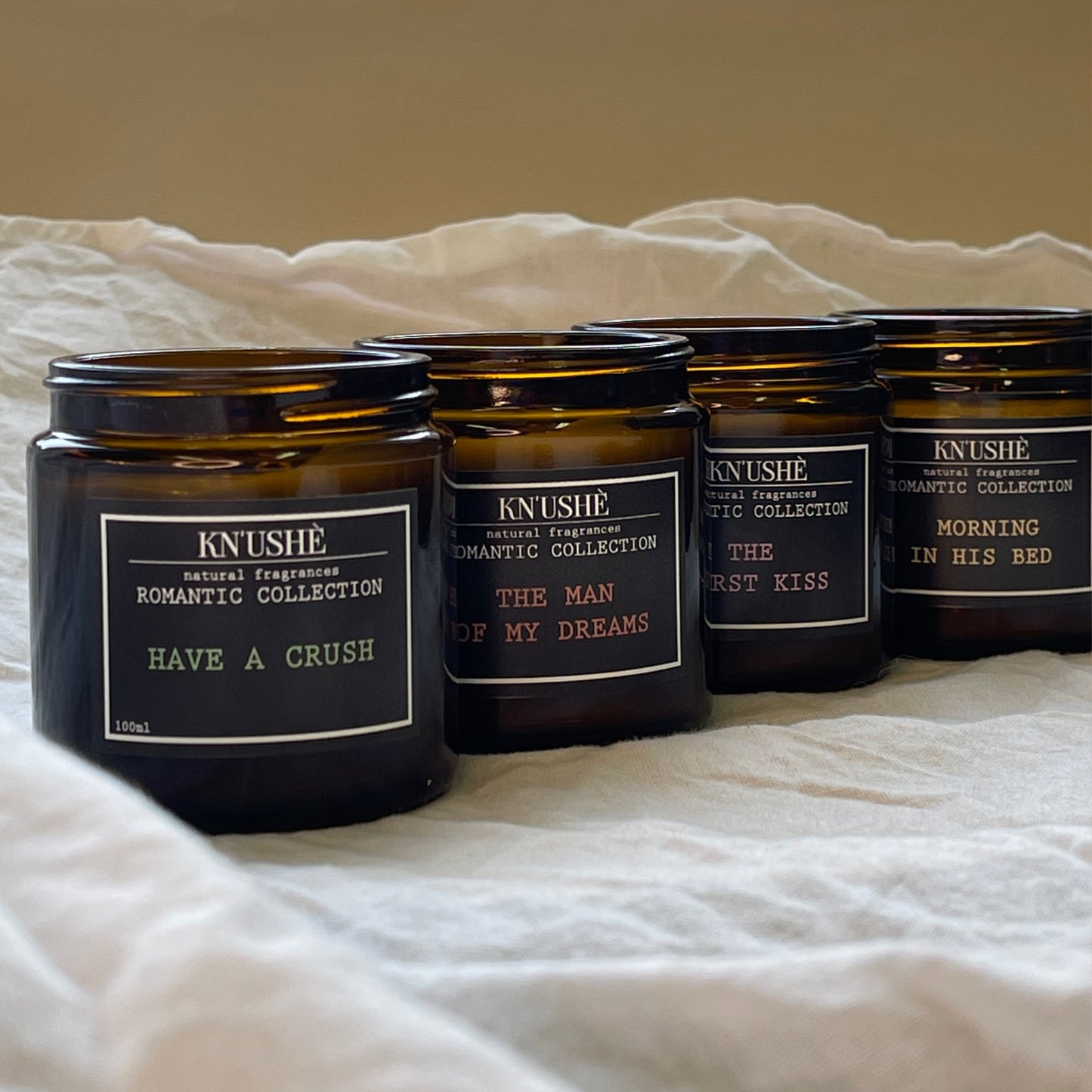 Soy wax candle THE FIRST KISS