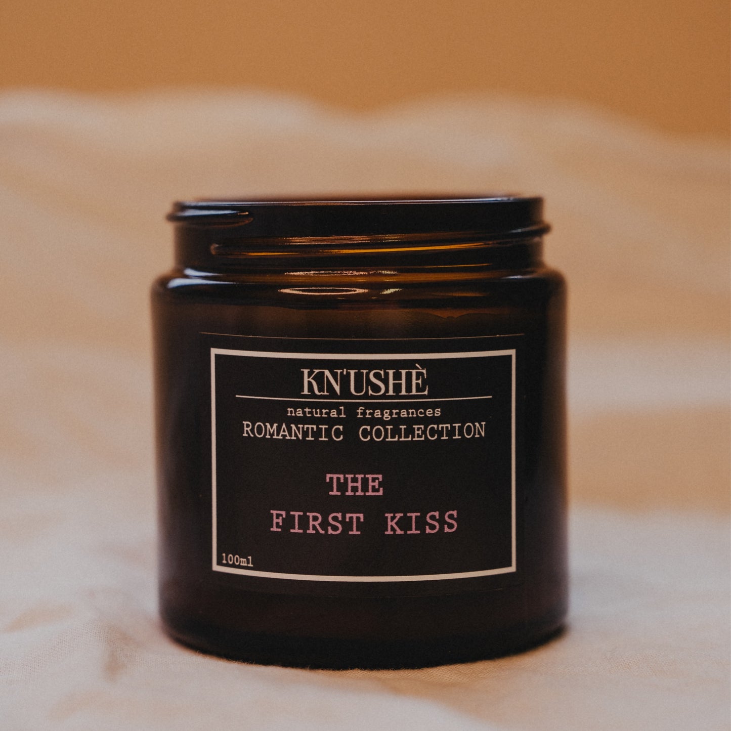 Soy wax candle THE FIRST KISS