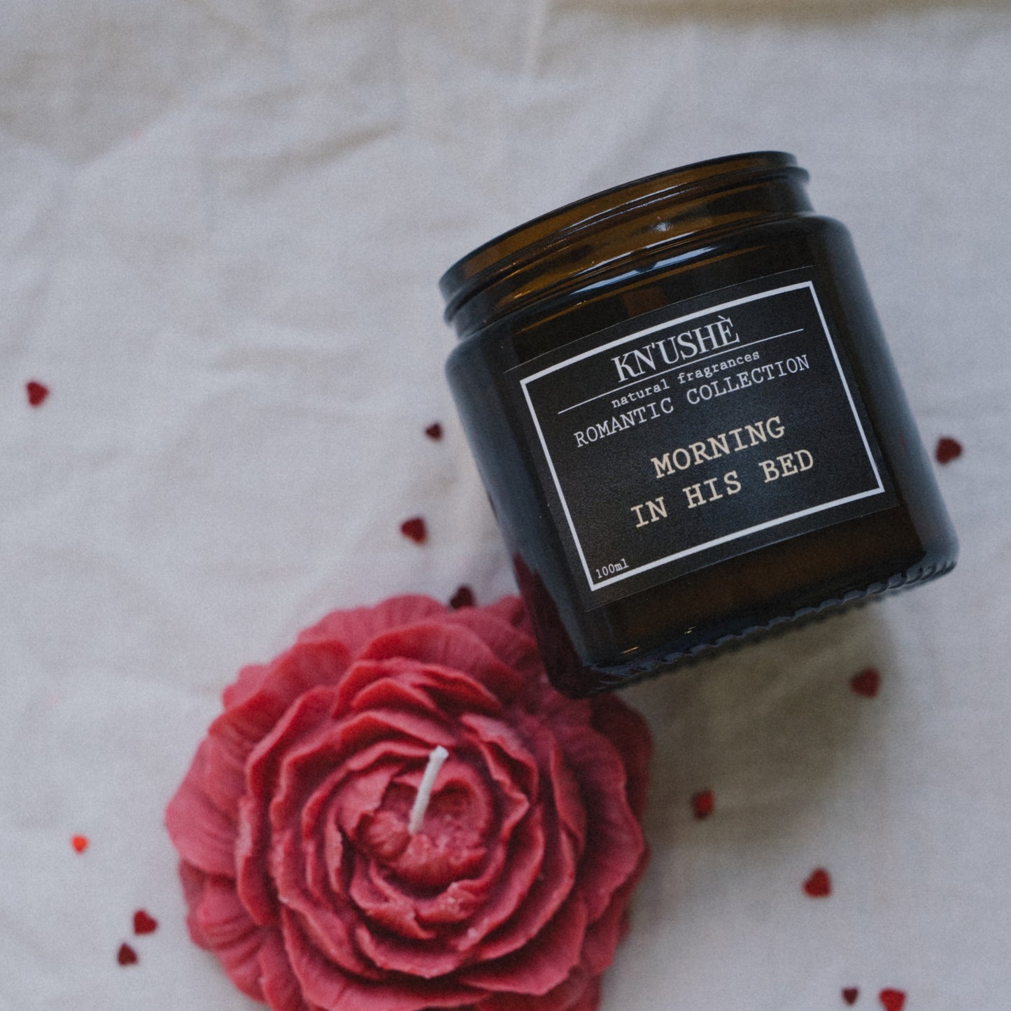 Soy wax candle MORNING IN HIS BAD