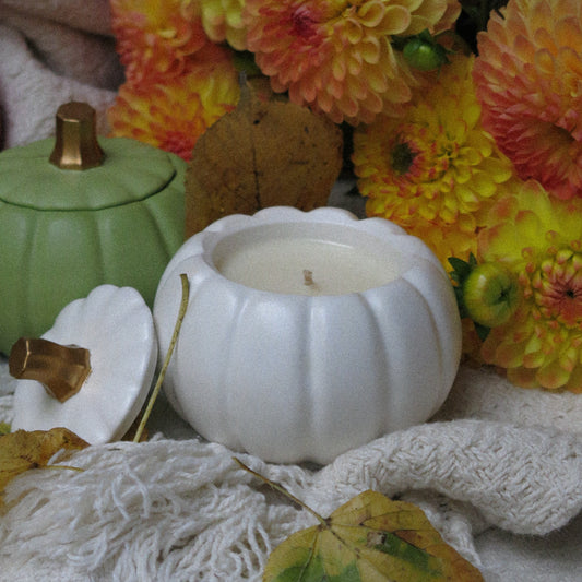 Aromatic Autumn Pumpkin Candle in Three Colors