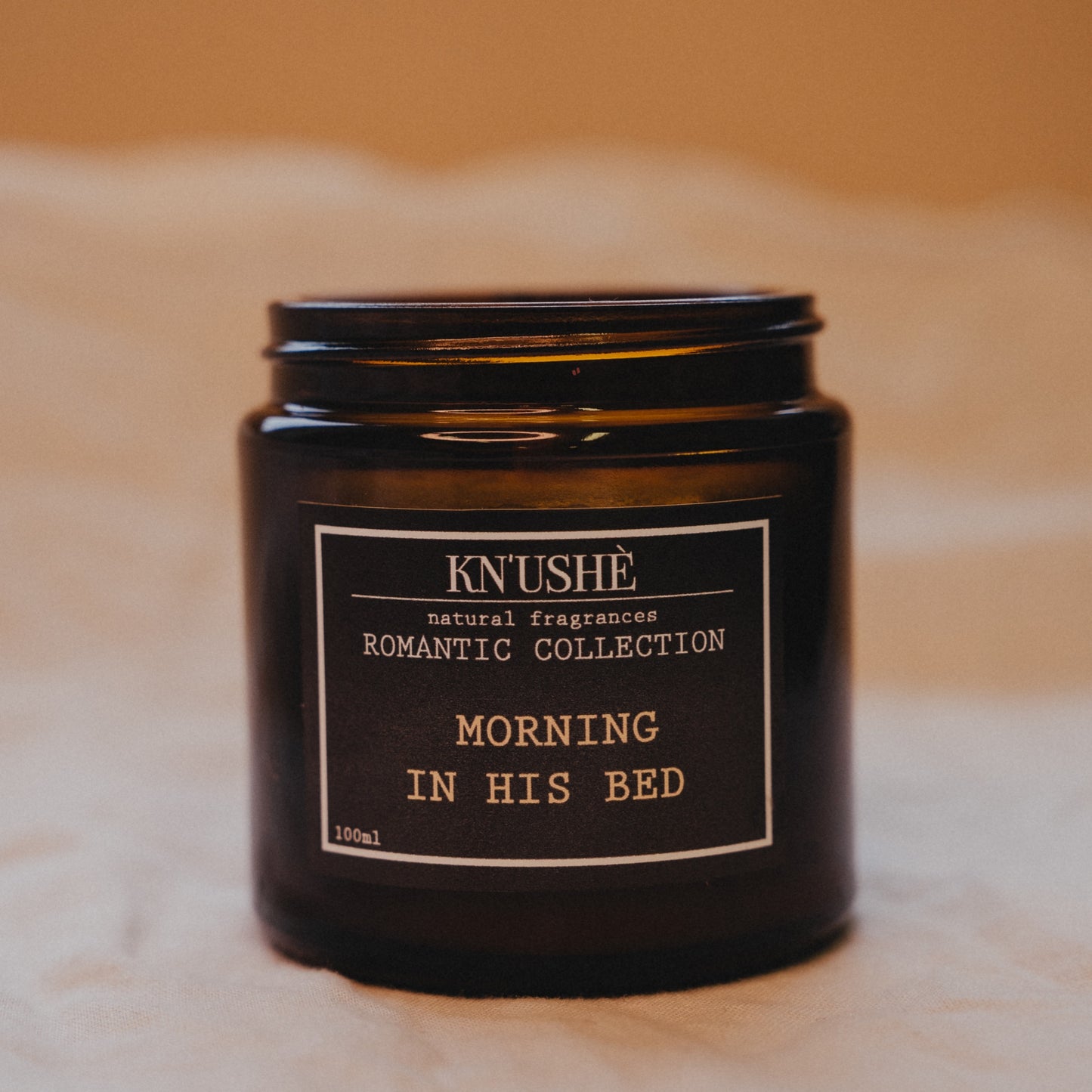 Soy wax candle MORNING IN HIS BAD